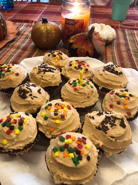 Autumn cupcake photos